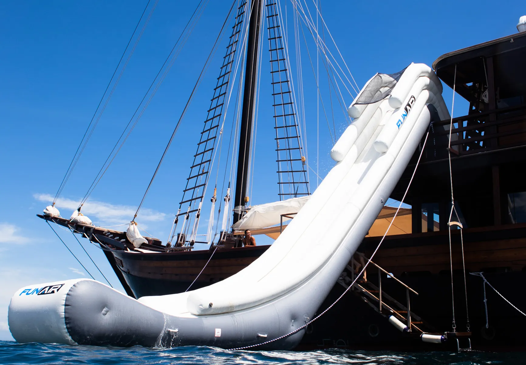 Tenders and water toys on a superyacht